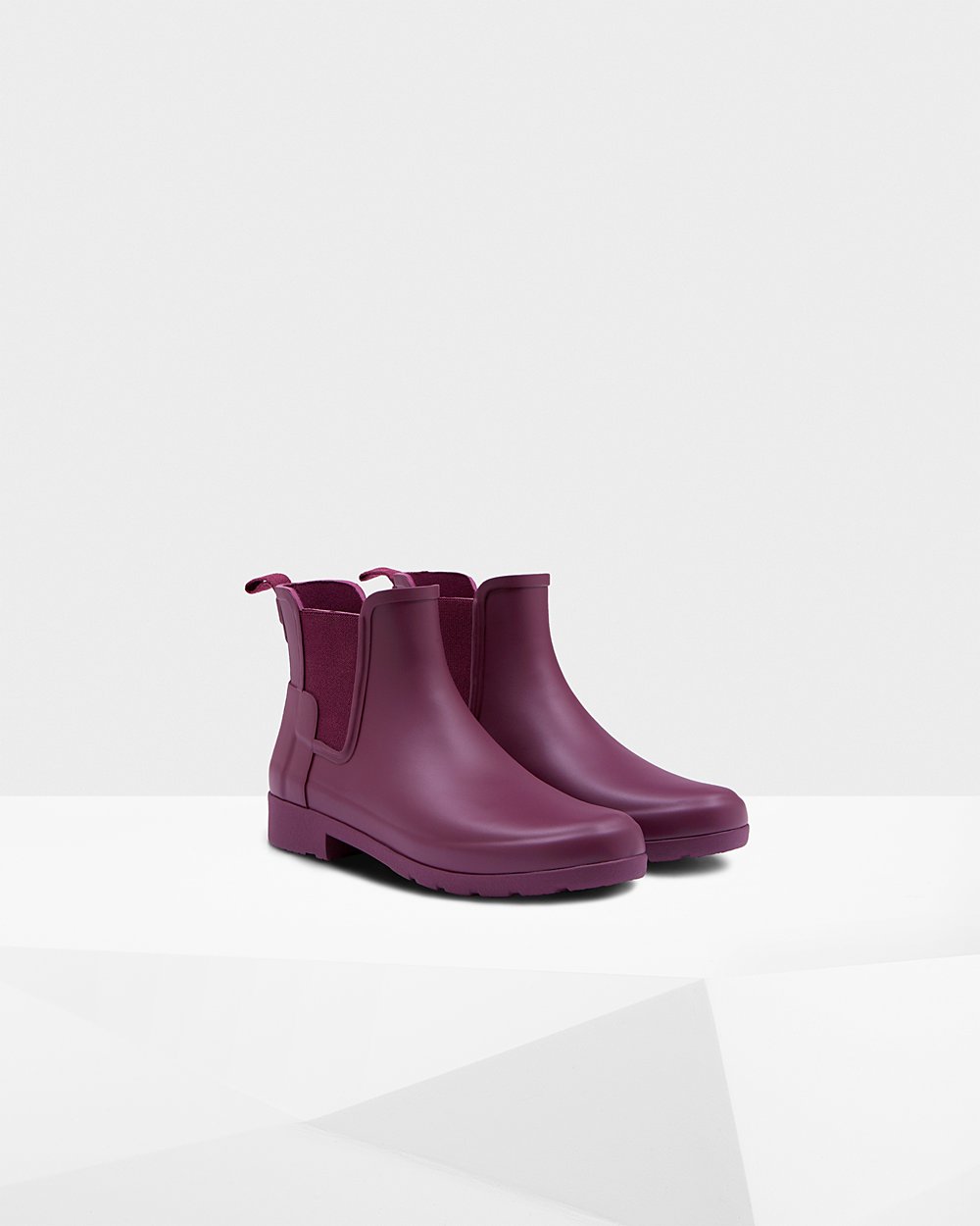 Botas Chelsea Refined Slim Fit Hunter Mujer - Morados - 236947MPS